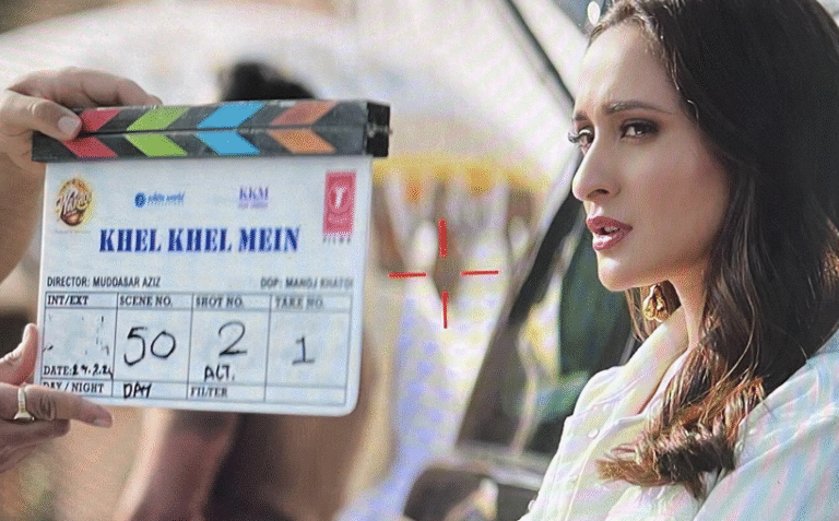 Pragya Jaiswal Celebrates One Year of Khel Khel Mein