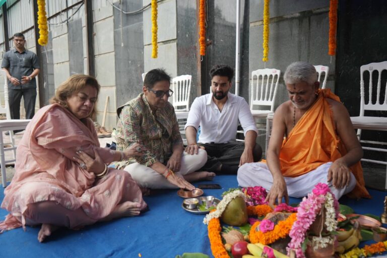 Vashu Bhagnani and Jackky Bhagnani Perform Bhumi Poojan for Landmark Luxury Project ‘Puja Luminaire’ in Juhu