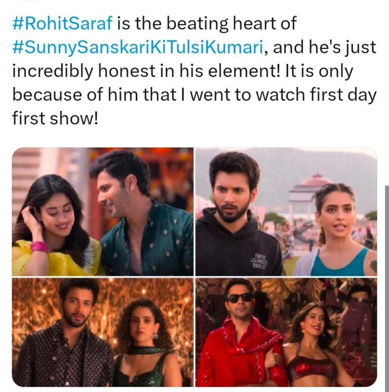 Audiences hail Rohit Saraf’s lively presence in Sunny Sanskari Ki Tulsi Kumari