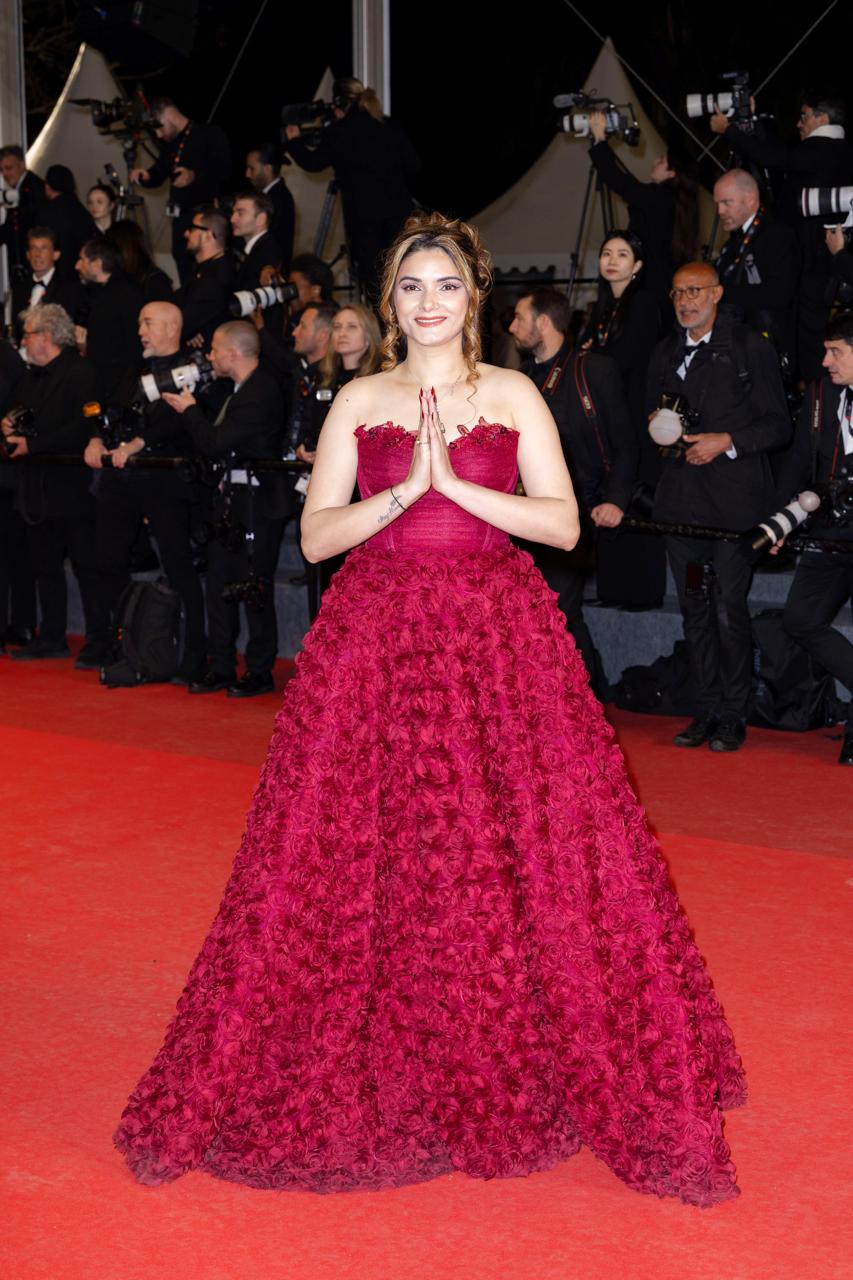 Sezal Sharma Turns Heads at Cannes 2026, Showcases ‘Hunger Game’ at Bharat Pavilion